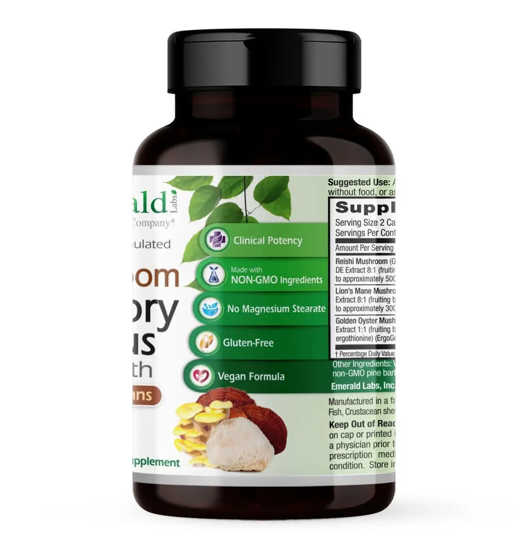 EMERALD LABS: Mushroom Memory & Focus Health
