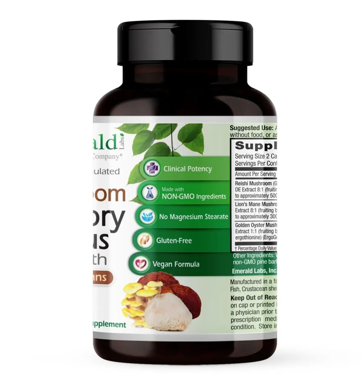 EMERALD LABS: Mushroom Memory & Focus Health